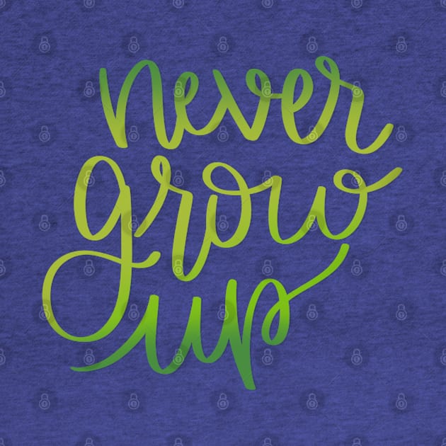 Never Grow Up Peter Pan Inspired by janiejanedesign